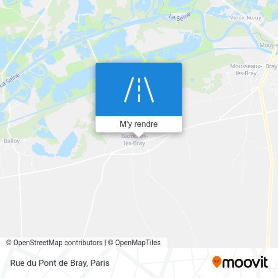 Rue du Pont de Bray plan
