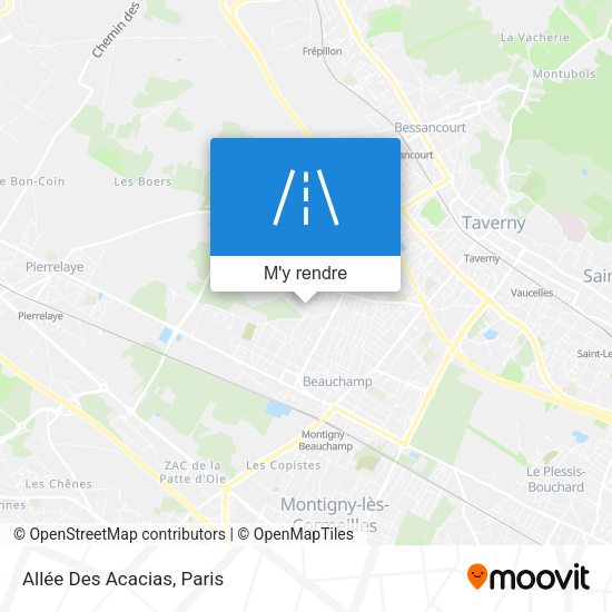 Allée Des Acacias plan
