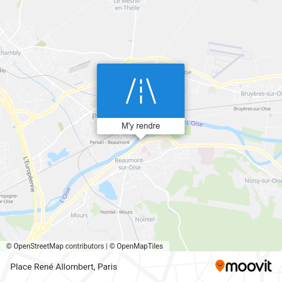 Place René Allombert plan