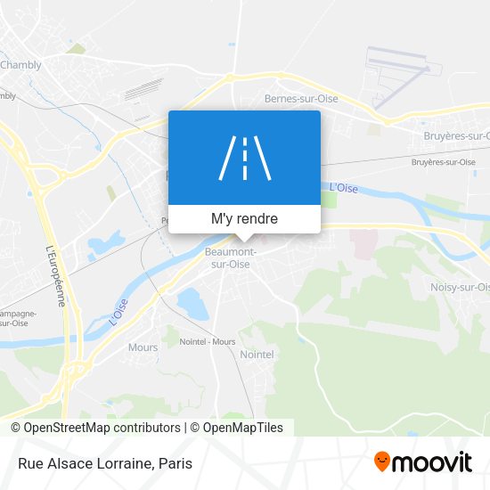 Rue Alsace Lorraine plan