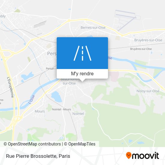 Rue Pierre Brossolette plan