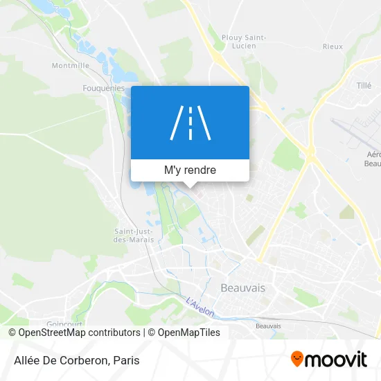 Allée De Corberon plan
