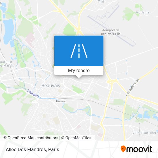 Allée Des Flandres plan