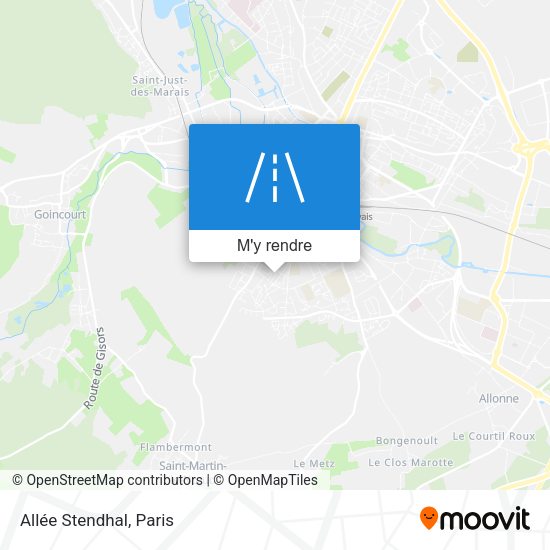 Allée Stendhal plan