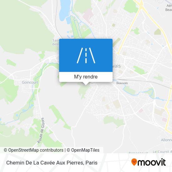 Chemin De La Cavée Aux Pierres plan