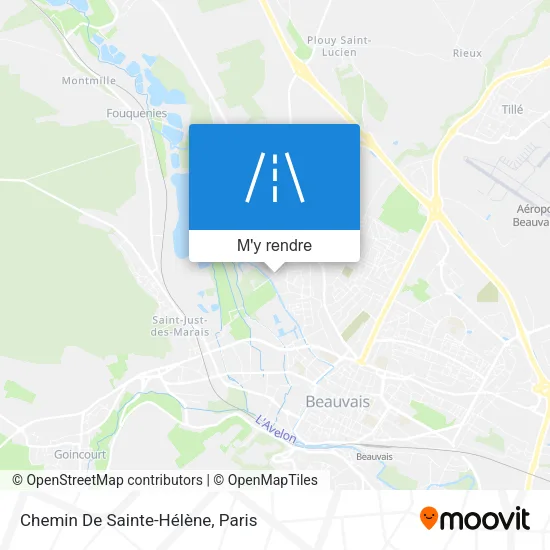 Chemin De Sainte-Hélène plan