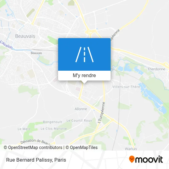 Rue Bernard Palissy plan