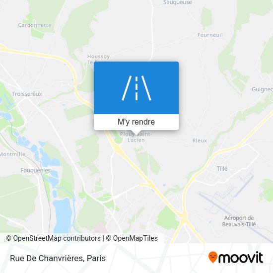 Rue De Chanvrières plan