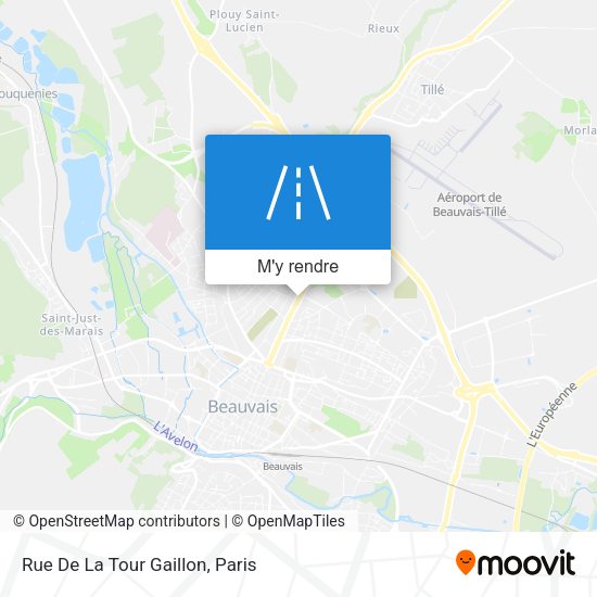 Rue De La Tour Gaillon plan