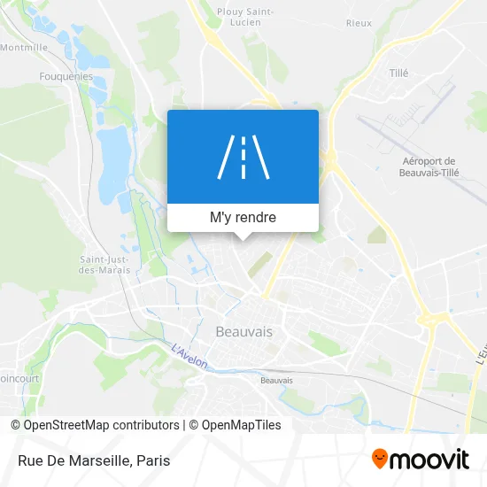 Rue De Marseille plan