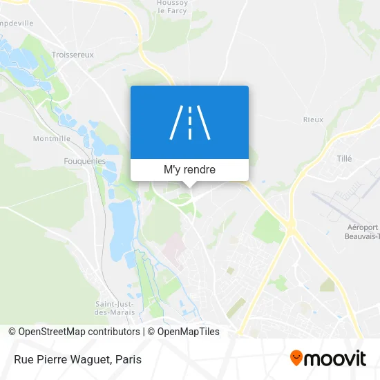 Rue Pierre Waguet plan