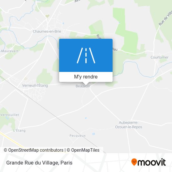 Grande Rue du Village plan