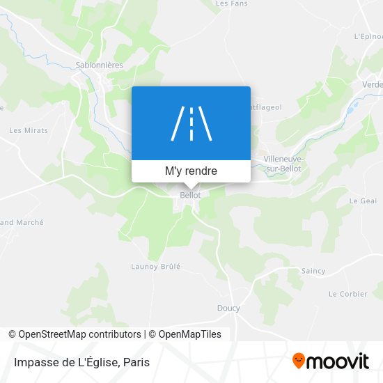 Impasse de L'Église plan