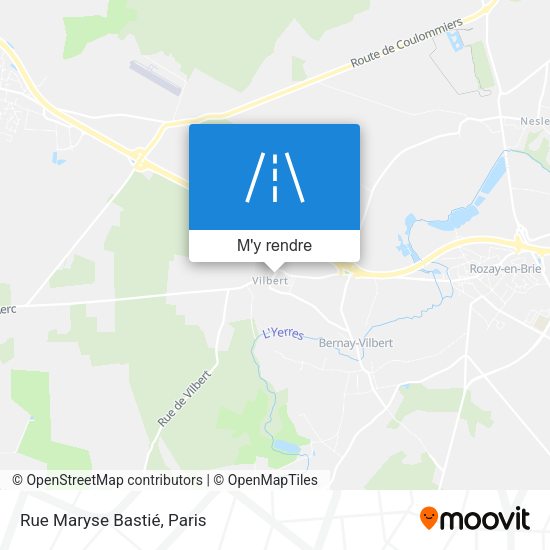 Rue Maryse Bastié plan