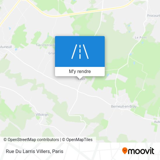 Rue Du Larris Villers plan