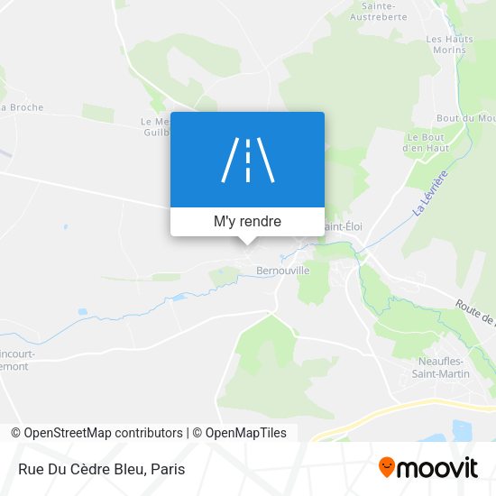 Rue Du Cèdre Bleu plan