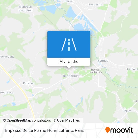 Impasse De La Ferme Henri Lefranc plan