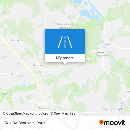 Rue De Beauvais plan