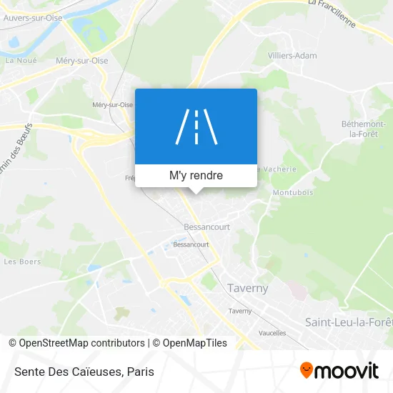 Sente Des Caïeuses plan