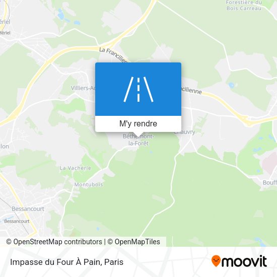 Impasse du Four À Pain plan
