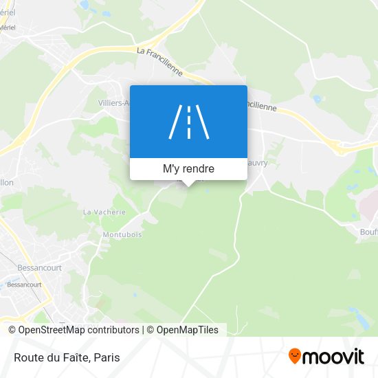 Route du Faîte plan