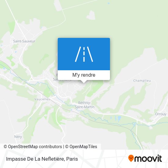 Impasse De La Nefletière plan
