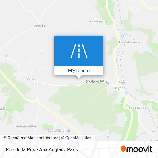 Rue de la Prise Aux Anglais plan