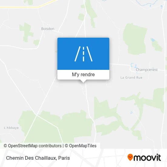 Chemin Des Chaillaux plan