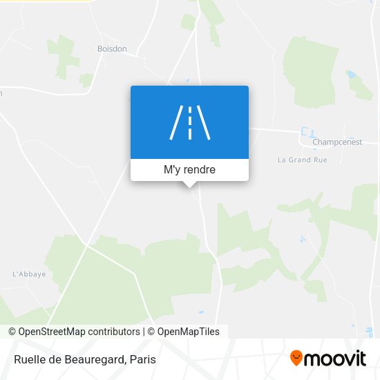 Ruelle de Beauregard plan
