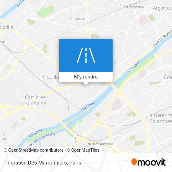 Impasse Des Marronniers plan