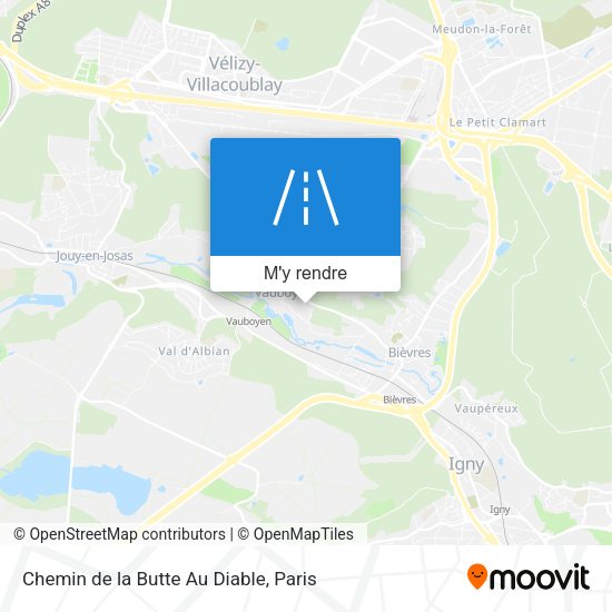 Chemin de la Butte Au Diable plan
