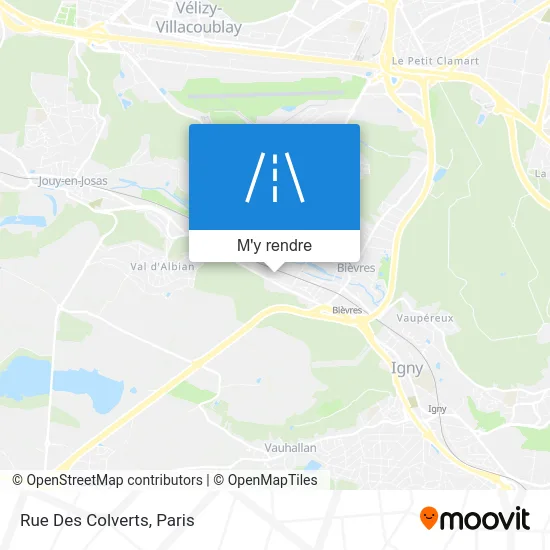 Rue Des Colverts plan