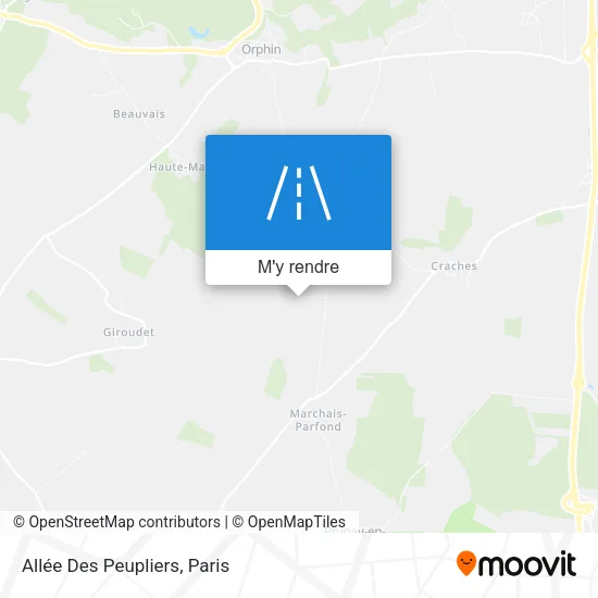 Allée Des Peupliers plan