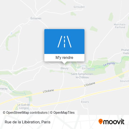 Rue De La Libération plan