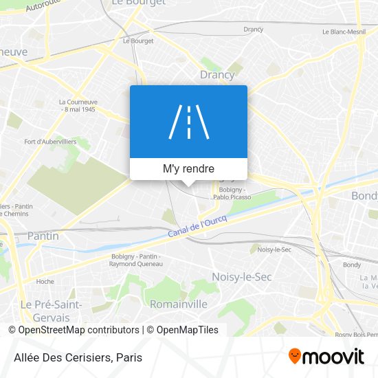 Allée Des Cerisiers plan