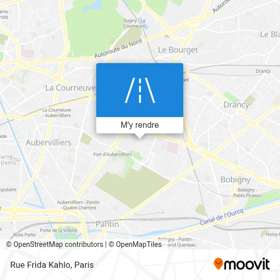 Rue Frida Kahlo plan