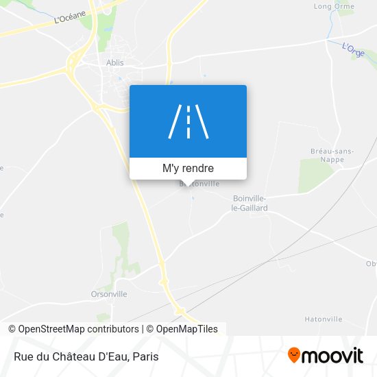 Rue du Château D'Eau plan