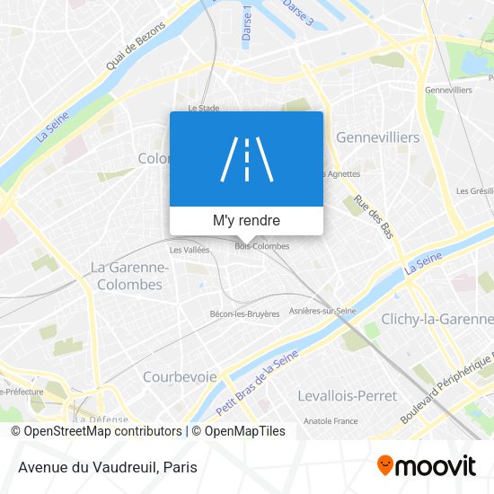 Avenue du Vaudreuil plan