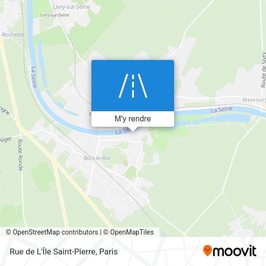 Rue de L'Île Saint-Pierre plan