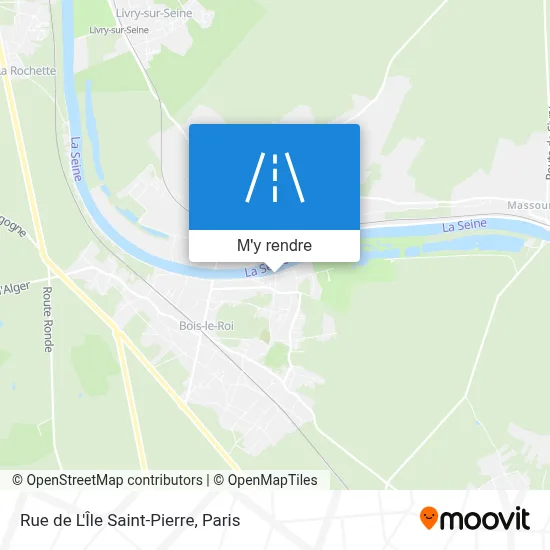 Rue de L'Île Saint-Pierre plan