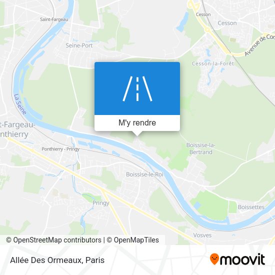 Allée Des Ormeaux plan