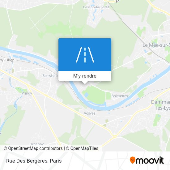 Rue Des Bergères plan