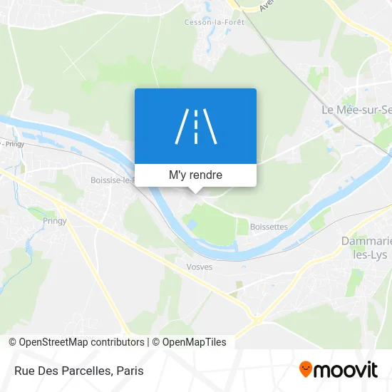 Rue Des Parcelles plan