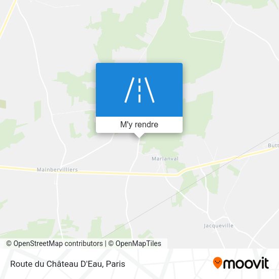 Route du Château D'Eau plan