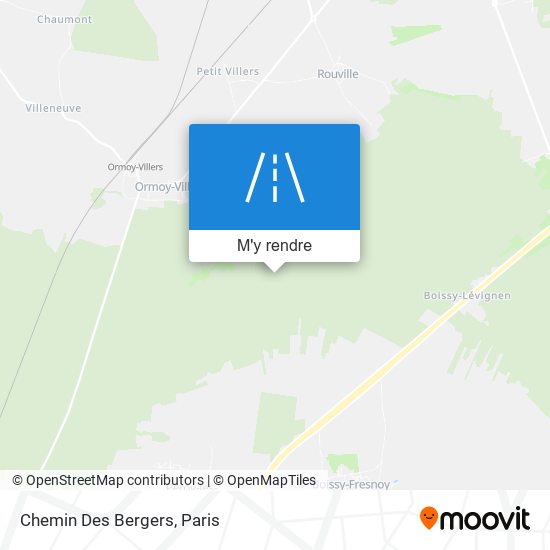 Chemin Des Bergers plan