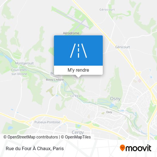 Rue du Four À Chaux plan