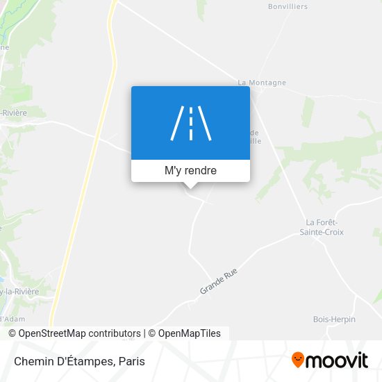 Chemin D'Étampes plan