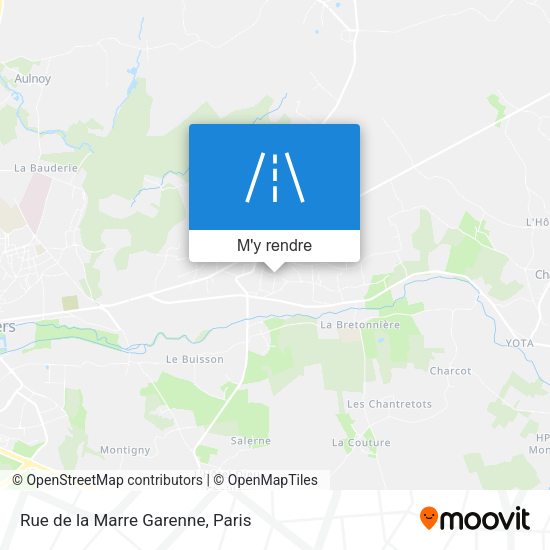 Rue de la Marre Garenne plan