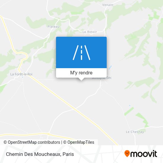 Chemin Des Moucheaux plan