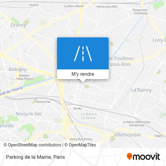 Parking de la Mairie plan